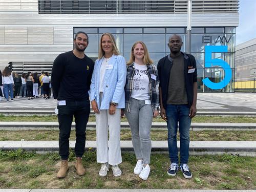 The tutors of the International Office at the Welcome Event on 13 September
